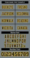 Gray Black-Gold Classic Style Football Jersey 5