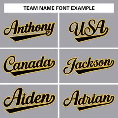 Gray Black-Gold Classic Varsity Full-Snap Letterman Jacket 3