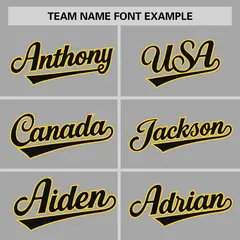Gray Black-Gold Raglan Sleeves Authentic Baseball Jersey 3