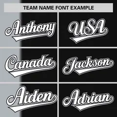 Gray Black Gradient Stripe Two-Button Softball Jersey 3