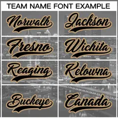 Gray Black-Old Gold Pittsburgh City Skyline Baseball Jersey 3