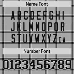 Gray Black Plaid Pattern Authentic Football Jersey 4