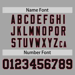 Gray Black-Red Raglan Sleeves Authentic Baseball Jersey 4