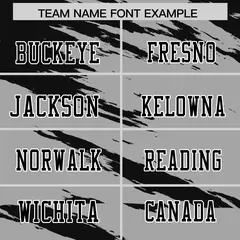 Gray Black Scratch Pattern Authentic Football Jersey 3