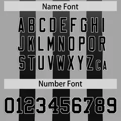Gray Black Vertical Fine Stripe Gradient Football Jersey 4