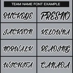 Gray Black-White Classic Style Hockey Jersey 3
