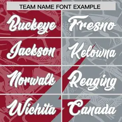 Gray Cardinal Split Lightning Pattern Football Jersey 3
