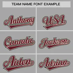 Gray Classic Style Authentic Baseball Jersey 3
