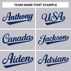 Gray Classic Team Style Authentic Baseball Jersey 4