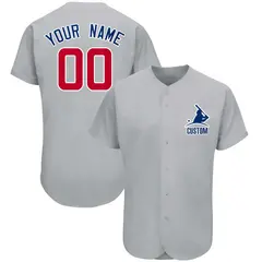 Gray Classic Team Style Authentic Baseball Jersey 1