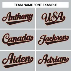Gray Classic Team Style Authentic Baseball Jersey 4