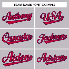 Gray Classic Team Style Authentic Baseball Jersey 4