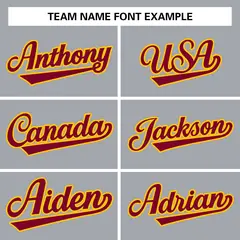Gray Crimson-Gold Classic Varsity Full-Snap Letterman Jacket 5