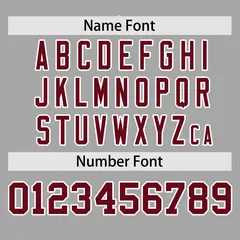 Gray Crimson Gradient Side Authentic Baseball Jersey 4