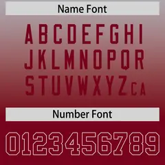 Gray Crimson Gradient Side Pattern Authentic Football Jersey 4