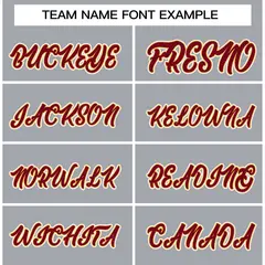 Gray Crimson-Khaki Raglan Varsity Full-Snap Letterman Jacket 5