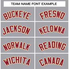 Gray Crimson-Khaki Varsity Full-Snap Letterman Jacket 3