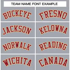 Gray Crimson-Khaki Varsity Full-Snap Letterman Jacket 5