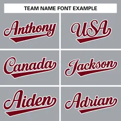 Gray Crimson-White Raglan Varsity Full-Snap Letterman Jacket 5