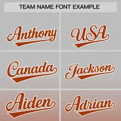 Gray Dark Orange Gradient Full-Snap Varsity Letterman Jacket 3