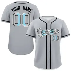 Gray Demiboy Pride Month Classic Authentic Baseball Jersey