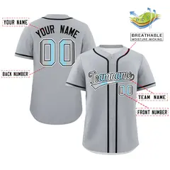 Gray Demiboy Pride Month Classic Authentic Baseball Jersey 2