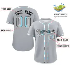 Gray Demiboy Pride Month Classic Authentic Baseball Jersey 2
