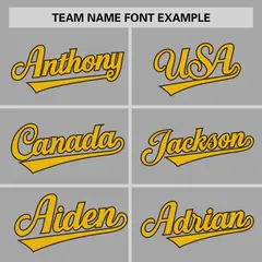 Gray Gold-Brown Raglan Sleeves Authentic Baseball Jersey 3