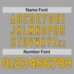Gray Gold-Brown Raglan Sleeves Authentic Baseball Jersey 4