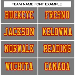 Gray Gold-Red Classic Style Authentic Football Jersey 3