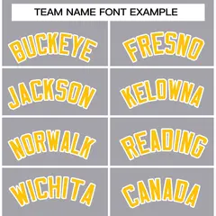 Gray Gold-White Classic Varsity Full-Snap Letterman Jacket 3