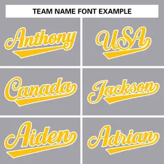 Gray Gold-White Classic Varsity Full-Snap Letterman Jacket 3
