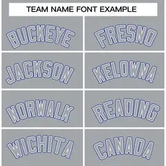 Gray Gray-White Raglan Sleeves Varsity Full-Snap Letterman Jacket 3