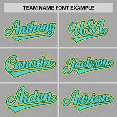 Gray Green-Gold Raglan Sleeves Authentic Baseball Jersey 3