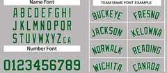 Gray Green-White Classic Casual Basketball Jersey 3