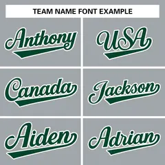 Gray Green-White Full-Snap Varsity Letterman Jacket 3
