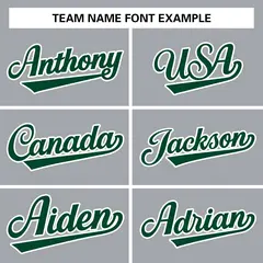 Gray Green-White Full-Snap Varsity Letterman Jacket 5