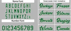 Gray Green-White Heal Classic Sets Basketball Jersey 4