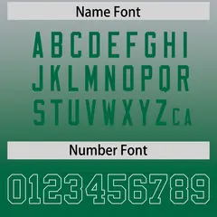 Gray Kelly Green Gradient Side Pattern Football Jersey 4
