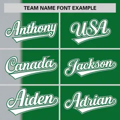 Gray Kelly Green Gradient Stripe Two-Button Softball Jersey 3
