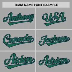 Gray Kelly Green-Navy Raglan Sleeves Baseball Jersey 3