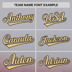 Gray Khaki Gradient Sparkle-Effect Authentic Baseball Jersey 3