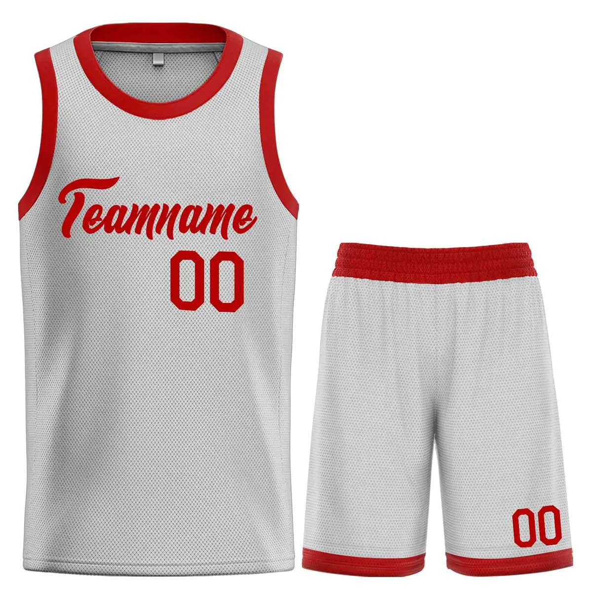 Gray Maroon Heal Classic Sets Basketball Jersey