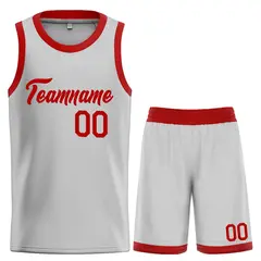 Gray Maroon Heal Classic Sets Basketball Jersey