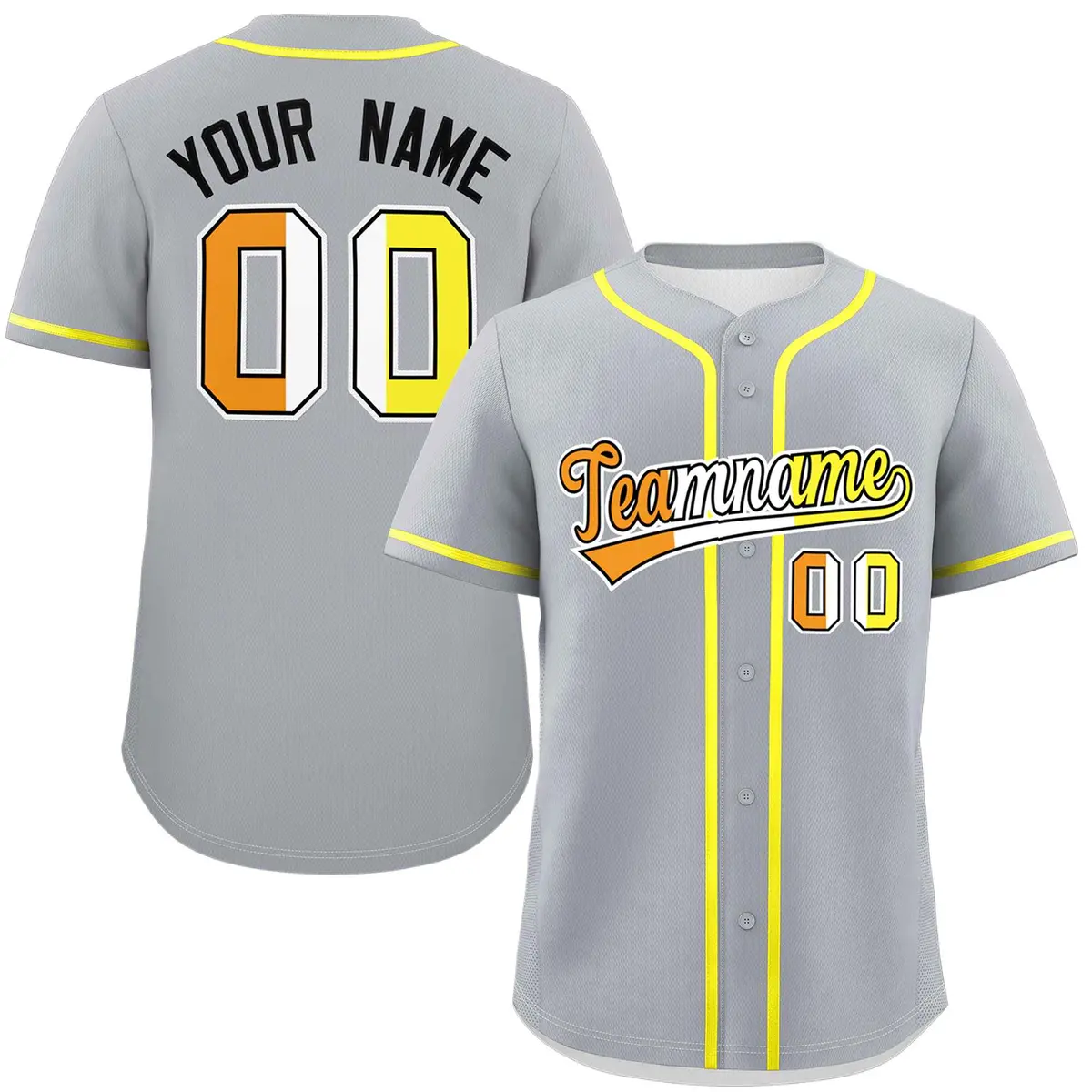 Gray Maverique Pride Month Authentic Classic Baseball Jersey