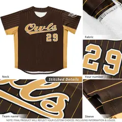 Gray Midnight Green Stripe Full Button Baseball Jersey 6