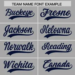 Gray Navy Baseball Jersey Pants Hat Uniform Package 3