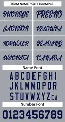Gray Navy Classic Basketball Jersey 3