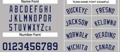 Gray Navy Classic Casual Basketball Jersey 3