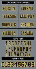 Gray Navy-Gold Classic Style Football Jersey 5